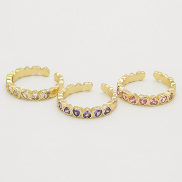 Anillo Corazones