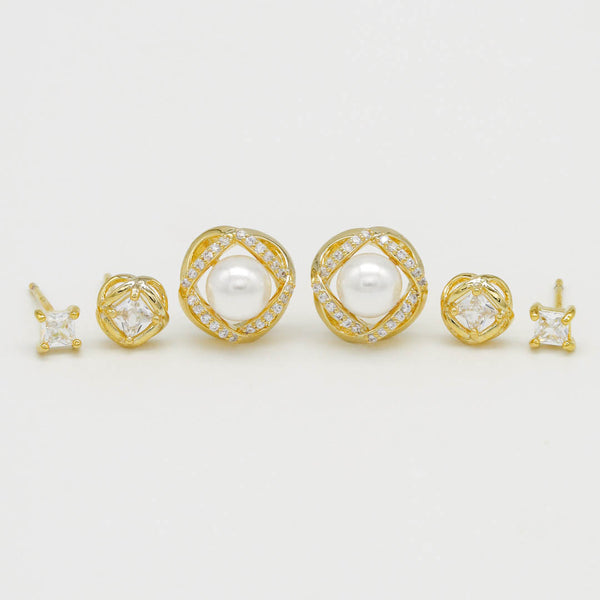 TOPO SET TRIPLE PERLA