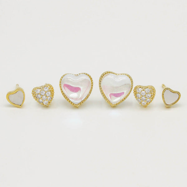 TOPO SET TRIPLE CORAZON